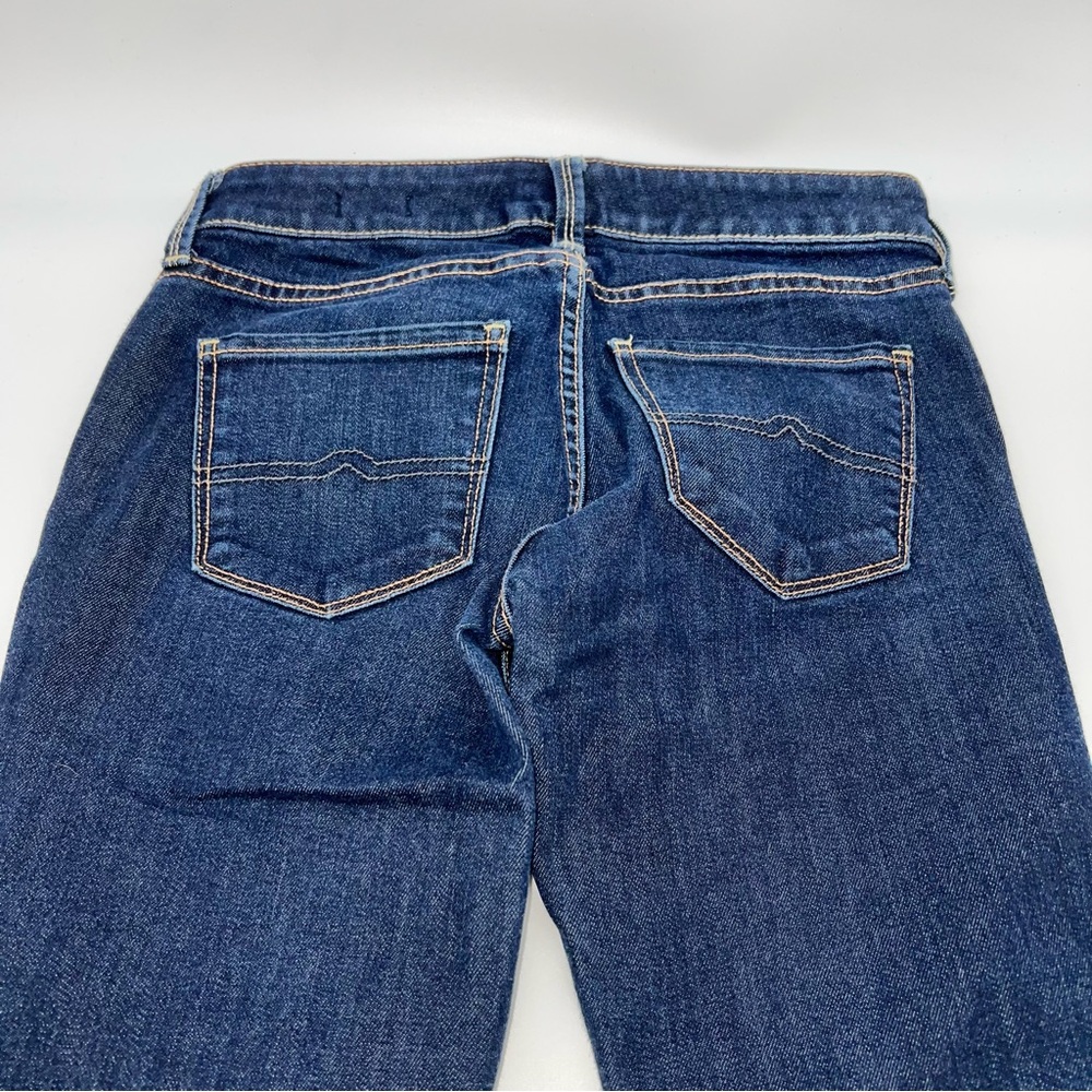 Arizona Jean Company Dark Blue Wash Short Skinny Jeans-Size 1 Juniors - Picture 5 of 10
